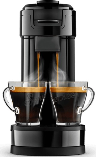 senseo machines switch black front